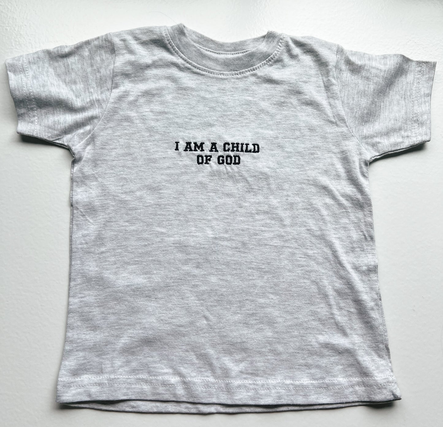 I am a child of God kids t-shirt