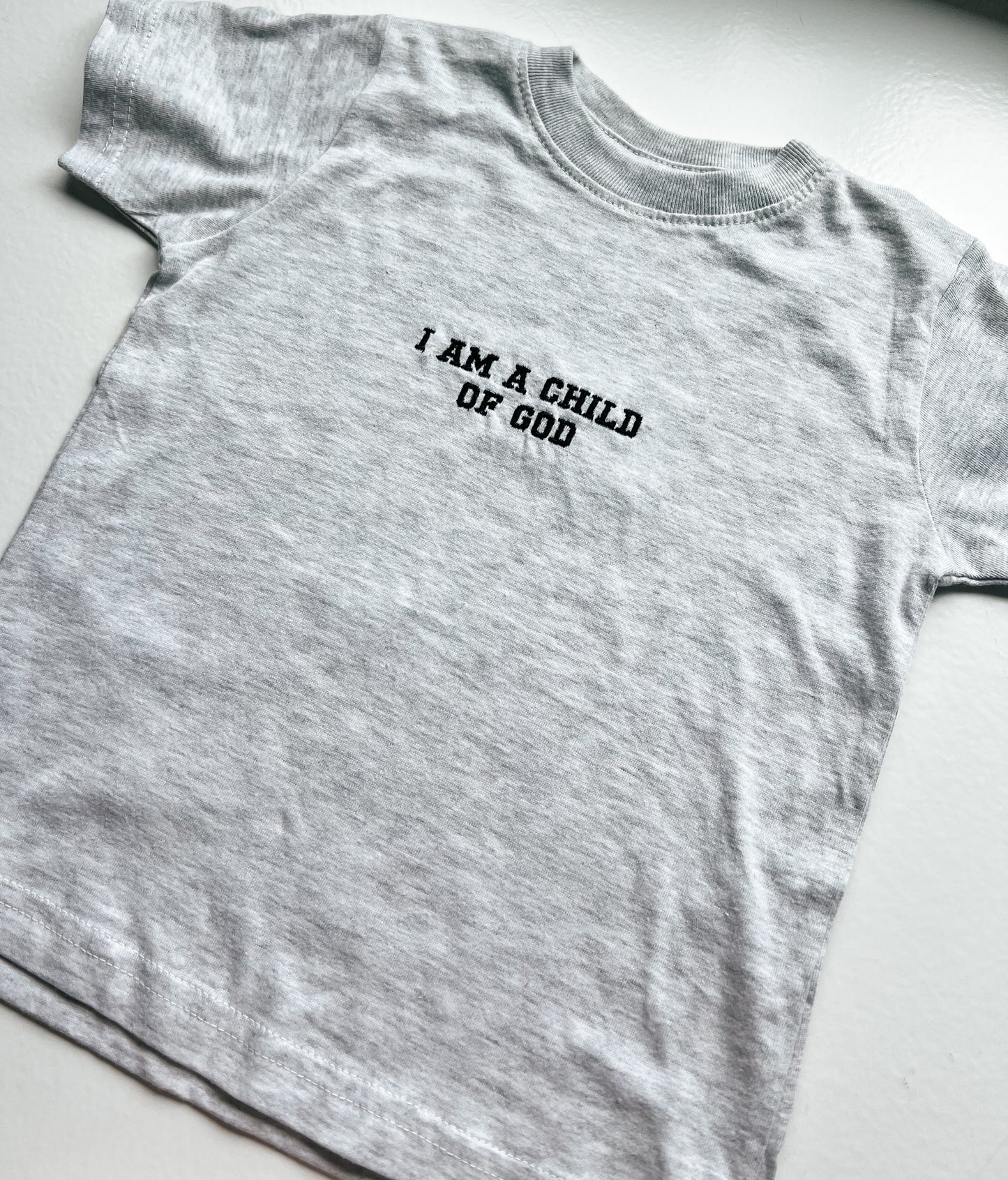 I am a child of God kids t-shirt