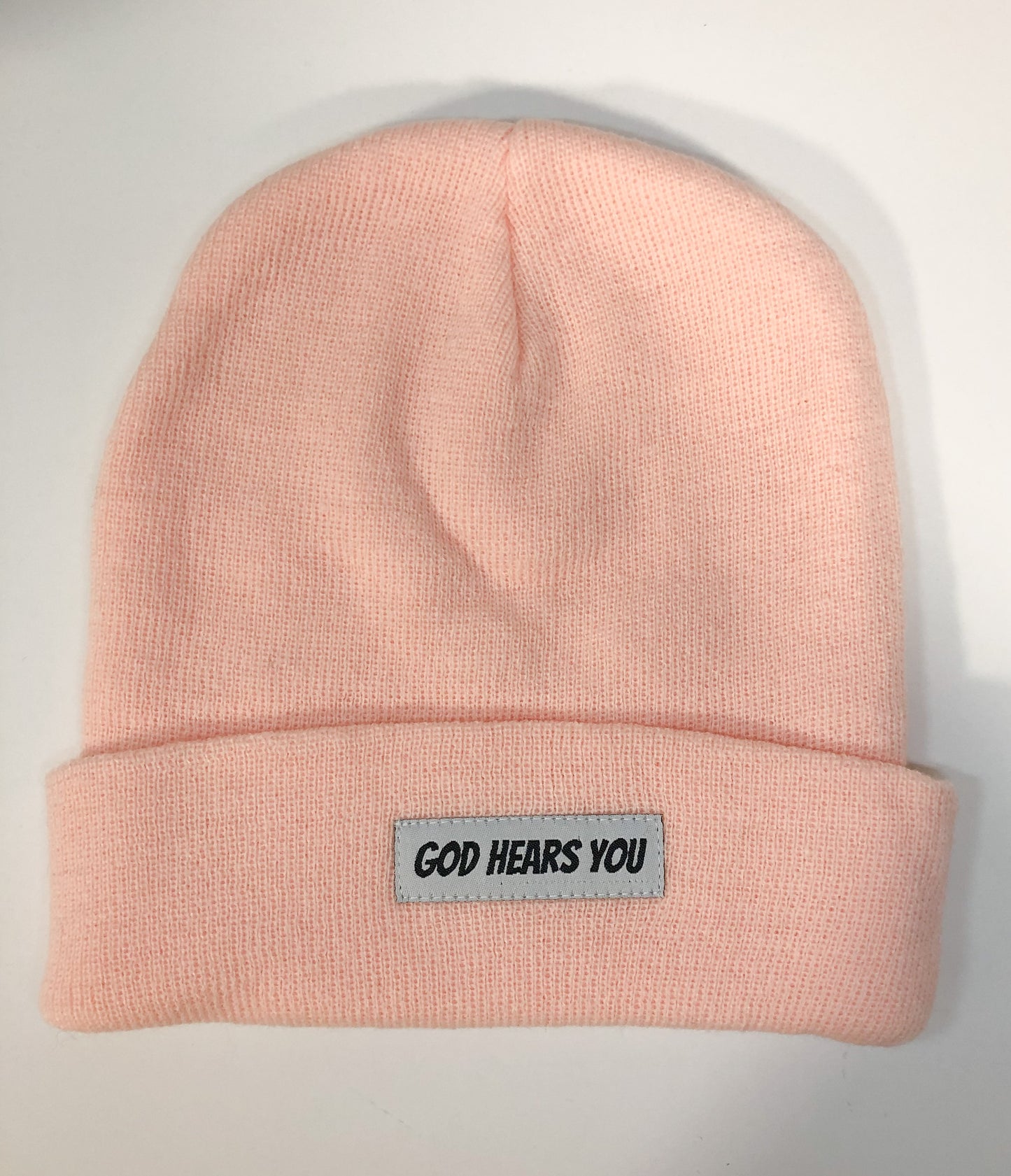 God Hears You Pink Beanie