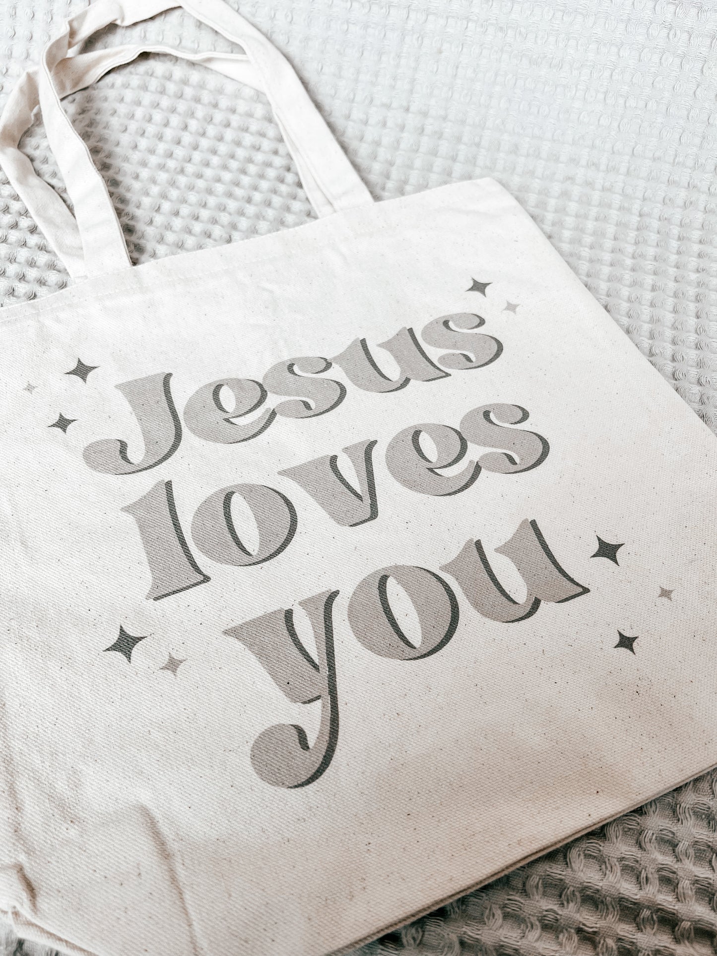 Jesus Loves You Tote Bag