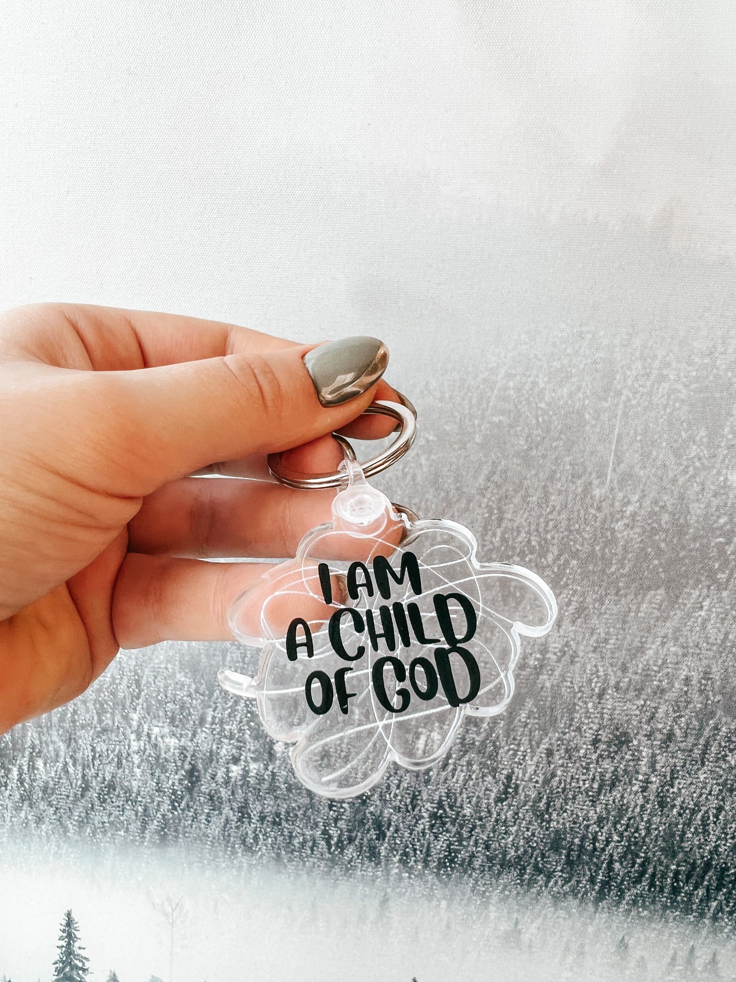 I Am A Child Of God Keychain